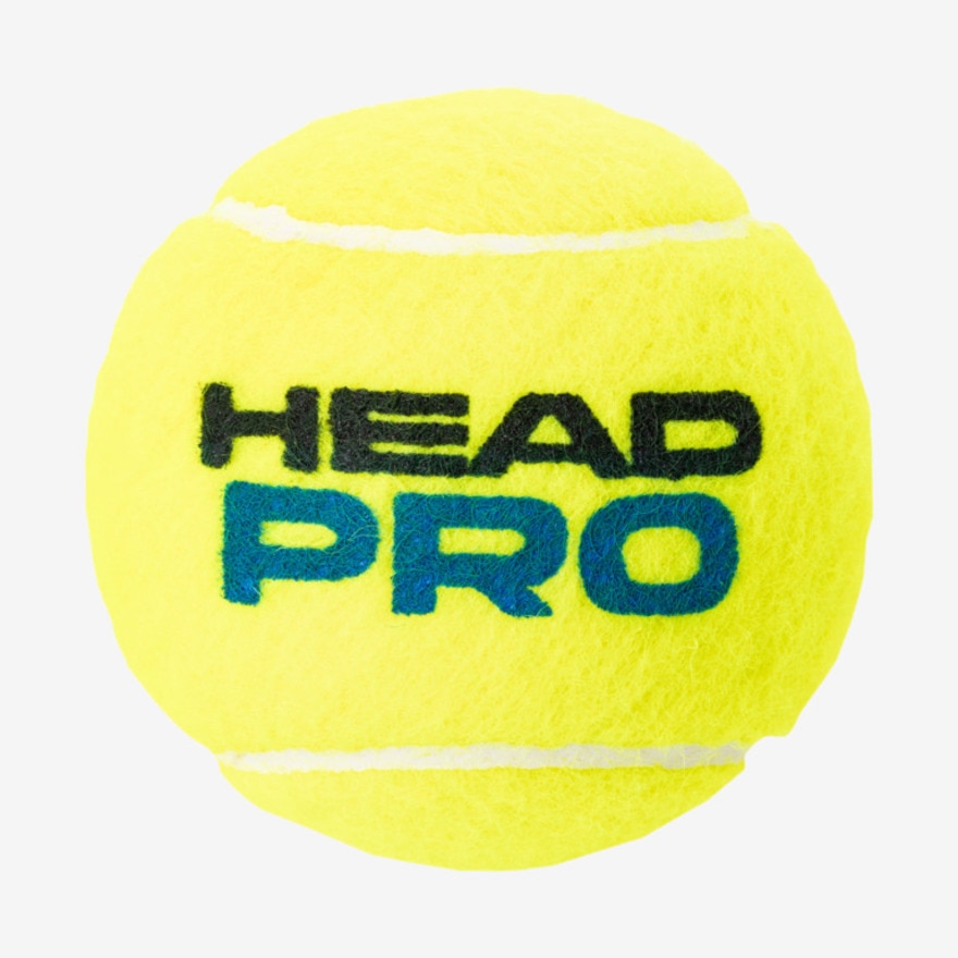 ヘッド（HEAD）（メンズ、レディース）テニスボール HEAD PRO 571714  1缶 4球入り 硬式テニス プレッシャーボール  イエロー