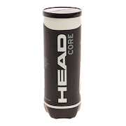 ヘッド（HEAD）（メンズ、レディース、キッズ）テニスボール HEAD CORE 577163  1缶 3球入り 硬式テニス プレッシャーボール   イエロー