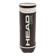 (メンズ、レディース、キッズ)テニスボール HEAD CORE 577163 1缶 3球入り 硬式テニス プレッシャーボール イエロー