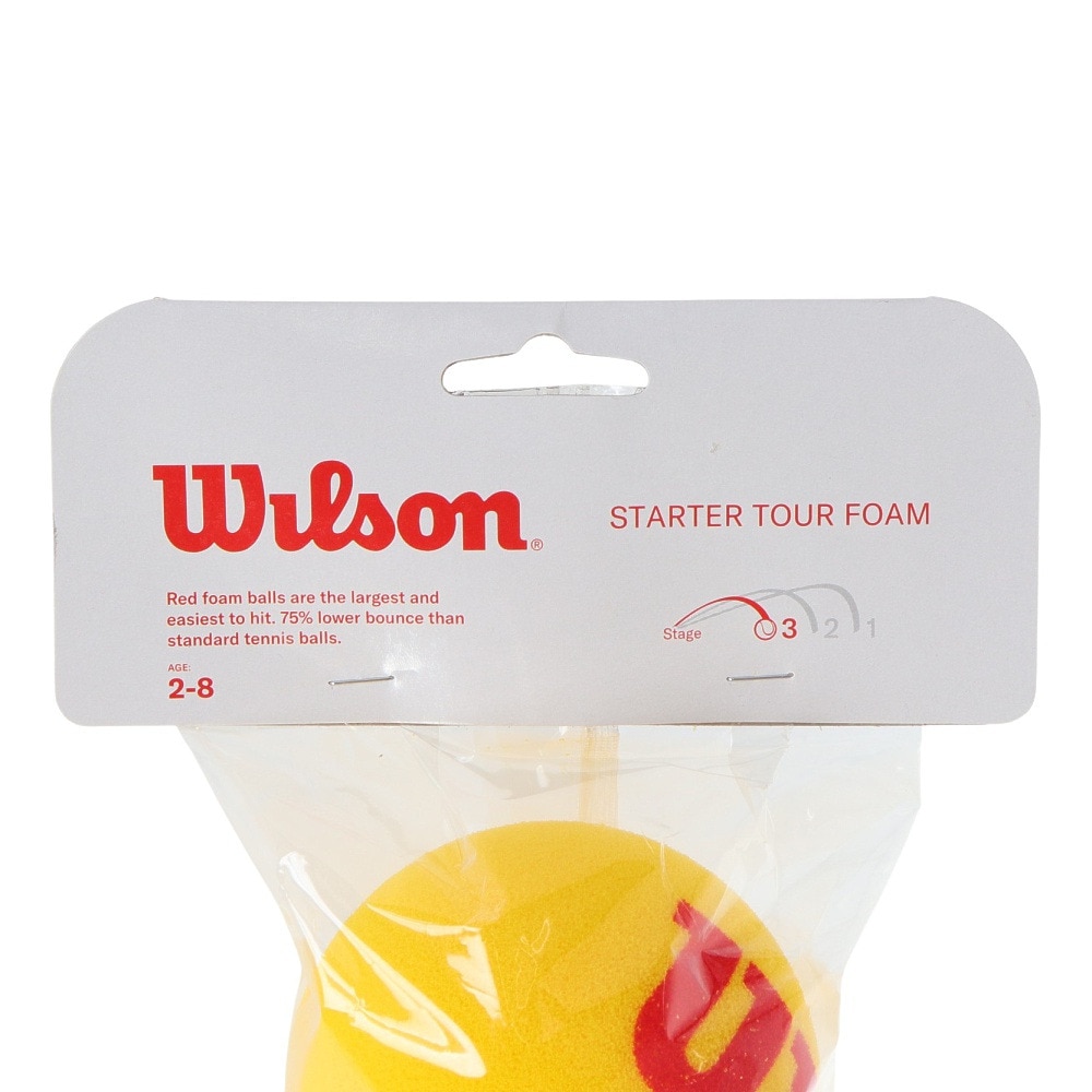 ウイルソン（Wilson）（キッズ）硬式用テニスボール STARTER FOAM テニスボール 3球入 WRZ258900