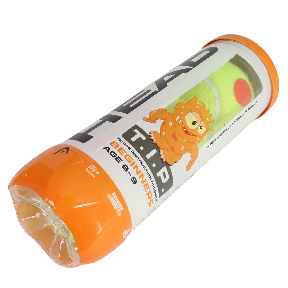 ヘッド（HEAD）（キッズ）ジュニア オレンジコート用 テニスボール V 3個入 HEAD ORANGE CARTON BOX  578123 スポーツ用品はスーパースポーツゼビオ