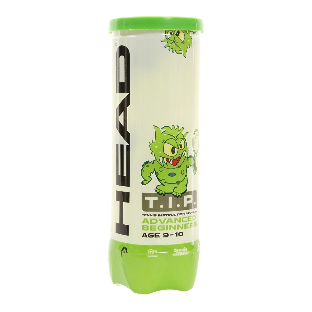  ジュニア 硬式用テニスボール T.I.P GREEN 578133 自主練