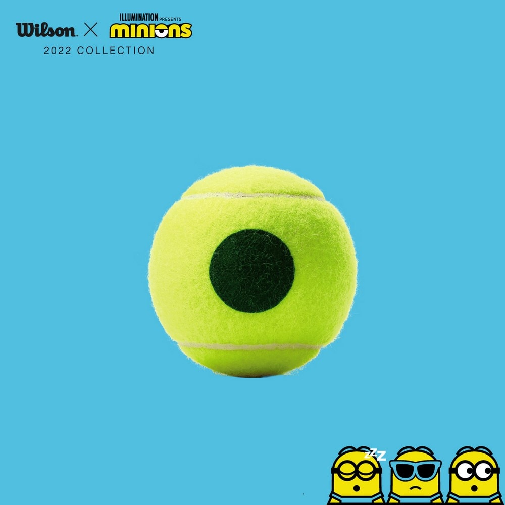 ウイルソン（Wilson）（キッズ）ジュニア 硬式用テニスボール ミニオンズ ステージ1 ボール WR8202501001