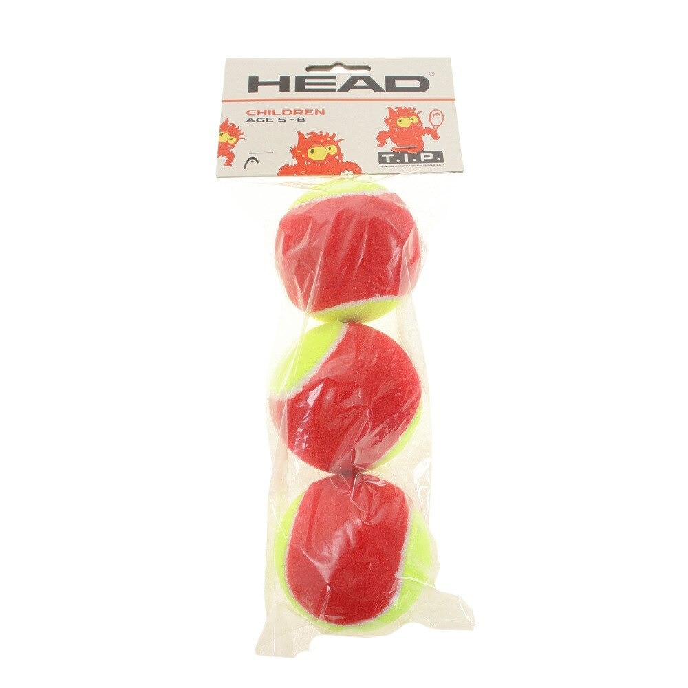 ヘッド（HEAD）（キッズ）ジュニア テニスボール T.I.P. RED-3 BALL SINGLE CAN 578113