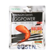 ゴーセン（GOSEN）（メンズ、レディース、キッズ）硬式テニスストリング エッグパワー16 オレンジ TS100OR