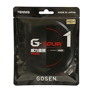 (メンズ、レディース、キッズ)硬式テニスストリング G-TOUR 1 16L BK TSGT11BK
