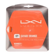 ウイルソン（Wilson）（メンズ、レディース、キッズ）硬式テニスストリング SAVAGE ORANGE 127 18WRZ994510