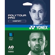 (メンズ、レディース、キッズ)硬式テニスストリング ポリツアー プロ 130 PTGP130-002