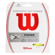 (メンズ、レディース)硬式テニスストリングス SYNTHETIC GUT POWER 16 Yellow WR830130416