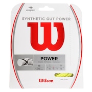 ウイルソン（Wilson）（メンズ、レディース）硬式テニスストリングス SYNTHETIC GUT POWER 16 Yellow WR830130416