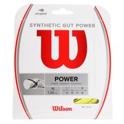 ウイルソン（Wilson）（メンズ、レディース）硬式テニスストリングス SYNTHETIC GUT POWER 16 Yellow WR830130416