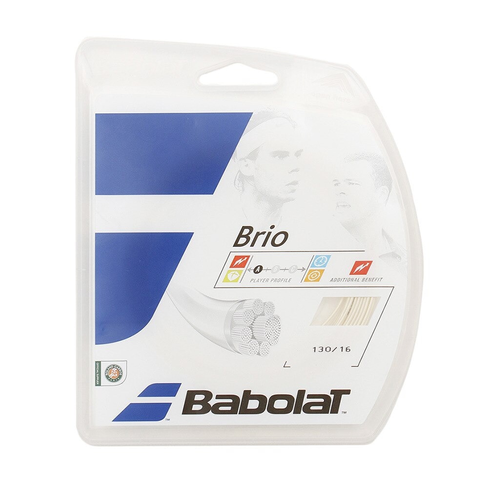 バボラ（BABOLAT）（メンズ、レディース、キッズ）硬式テニスストリング ブリオN130