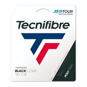 テクニファイバー（Technifibre）（メンズ、レディース、キッズ）硬式テニスストリング BLACK CODE 1.18 TFSG401-BLK-118