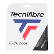 (メンズ、レディース、キッズ)硬式テニスストリング BLACK CODE 1.24 TFSG401-BLK-124