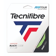 テクニファイバー（Technifibre）（メンズ、レディース、キッズ）硬式テニスストリング ブラックコード1.24 TFG411LM24