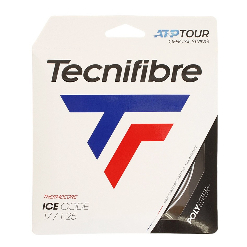 テクニファイバー（Technifibre）（メンズ、レディース、キッズ）硬式テニスストリング ICE CODE 1.25 TFG421WH25
