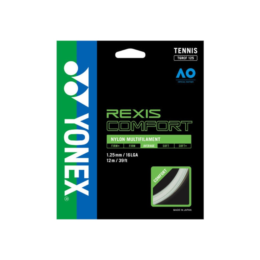 ヨネックス（YONEX）（メンズ、レディース、キッズ）硬式テニスストリング レクシスコンフォート 125 TGRCF125-570
