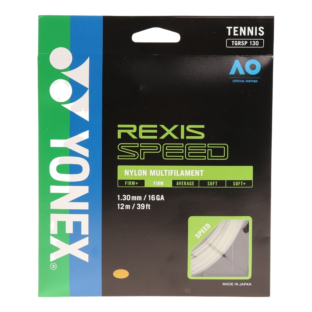 ヨネックス（YONEX）（メンズ、レディース、キッズ）硬式テニスストリング レクシススピード130 TGRSP130-011