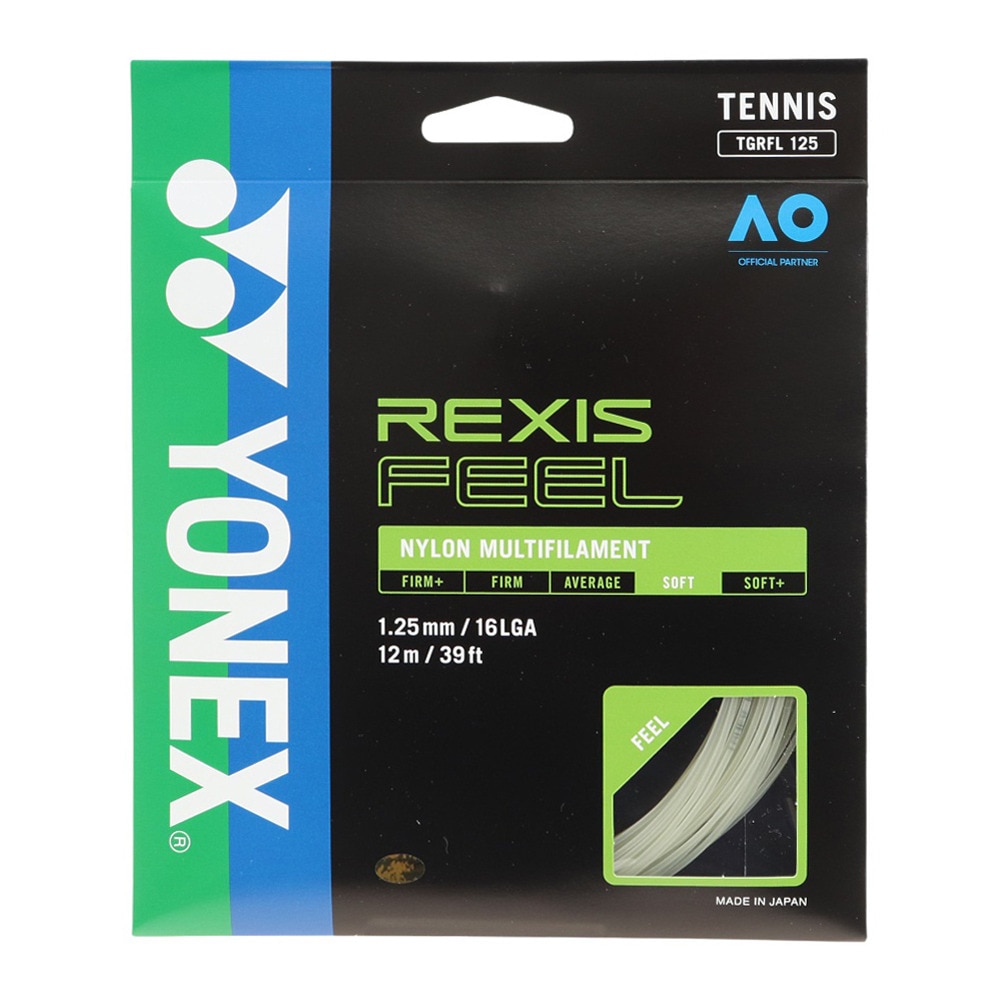 YONEX 硬式テニスストリング レクシスフィール125 TGRFL125-011 ＦＦ 10 テニス