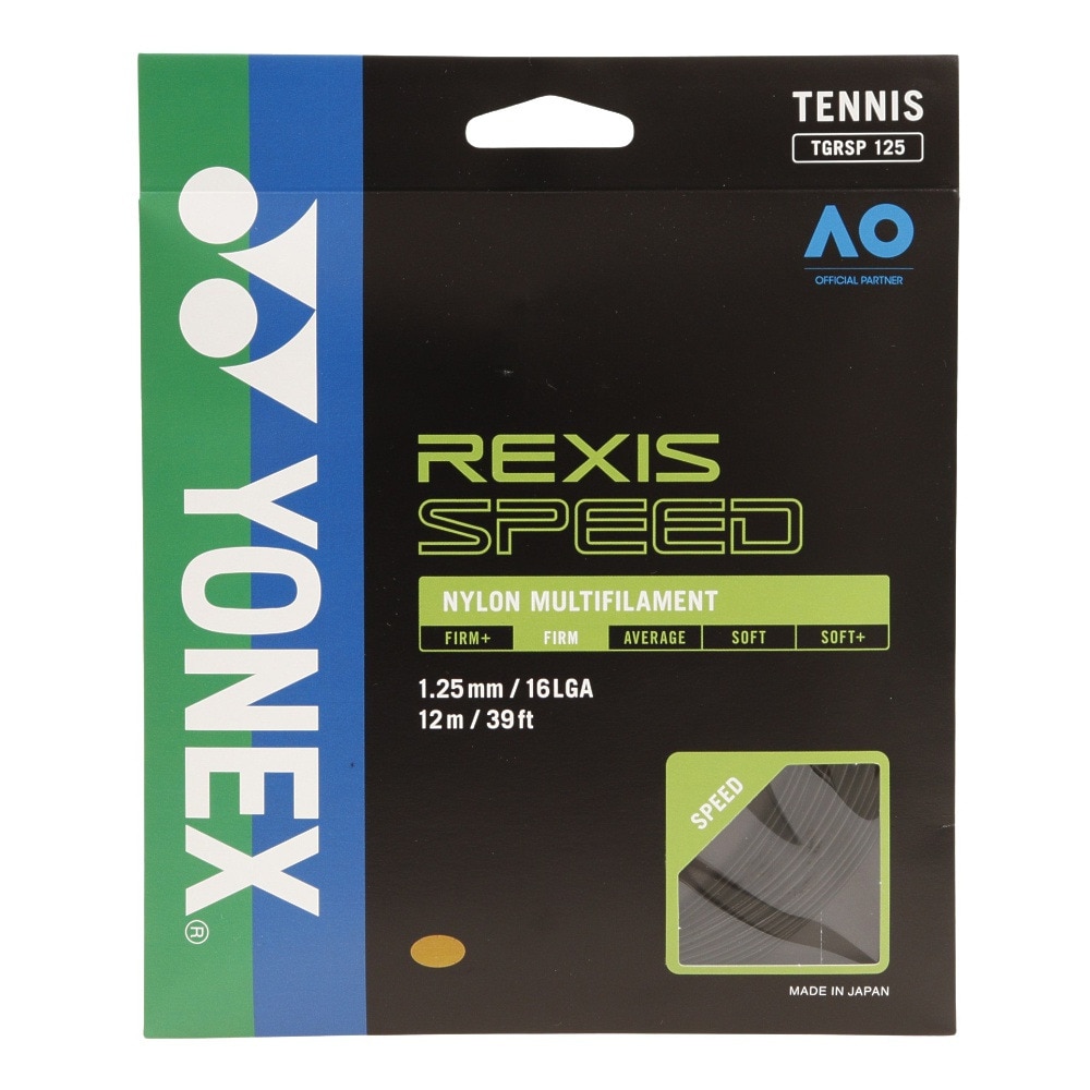 ヨネックス（YONEX）（メンズ、レディース）硬式テニスストリング レクシススピード125 TGRSP125-007
