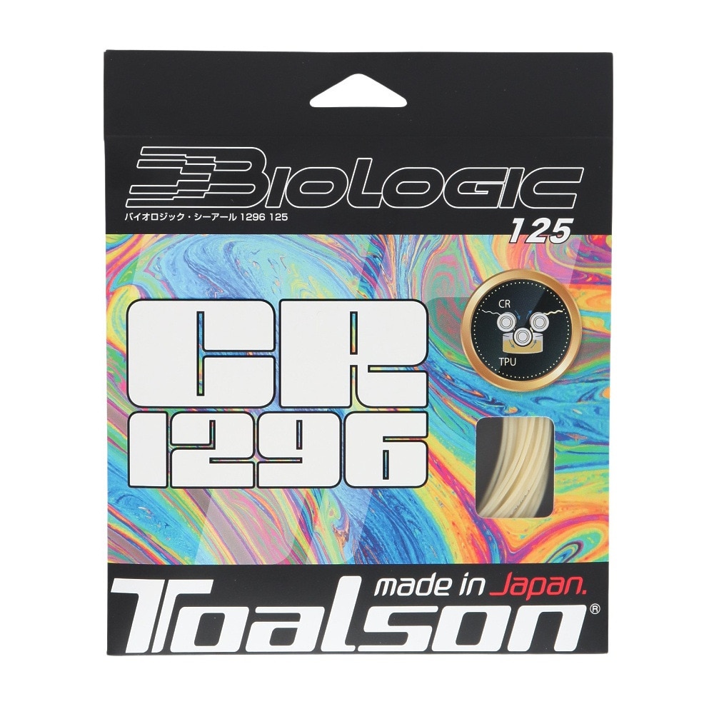 トアルソン（TOALSON）（メンズ、レディース、キッズ）硬式テニス ストリング バイロジック CR1296 125 7212510N