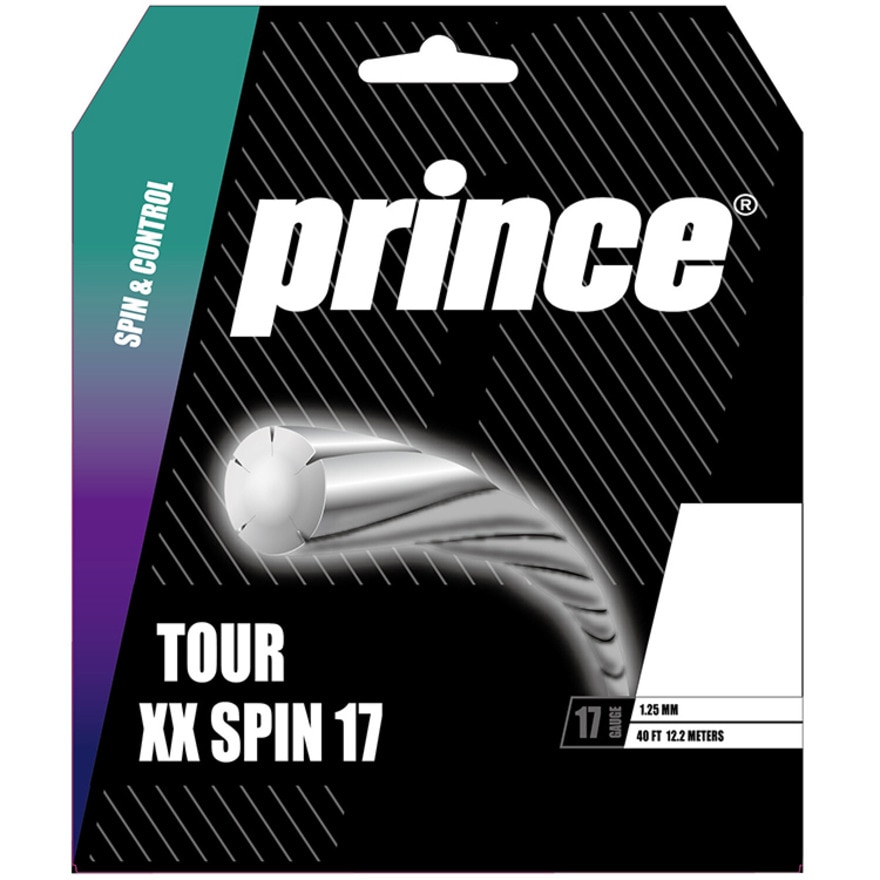 プリンス（PRINCE）（メンズ、レディース）硬式テニスストリング TOUR XX SPIN 17 1.25 7JJ024