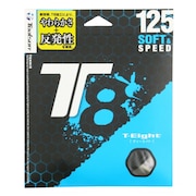 (メンズ、レディース、キッズ)硬式テニス ストリングス T8 125 ブラック 7412510K
