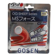 ゴーセン（GOSEN）（メンズ、レディース、キッズ）ソフトテニスストリング MSフォース ガット SS431RRE