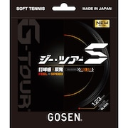 (メンズ、レディース、キッズ)ソフトテニスストリング ジー・ツアーS SSGT11BK