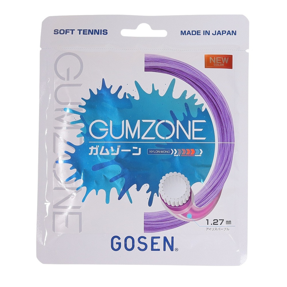ゴーセン（GOSEN）（メンズ、レディース、キッズ）ソフトテニスストリング ガムゾーン SSGZ11IP