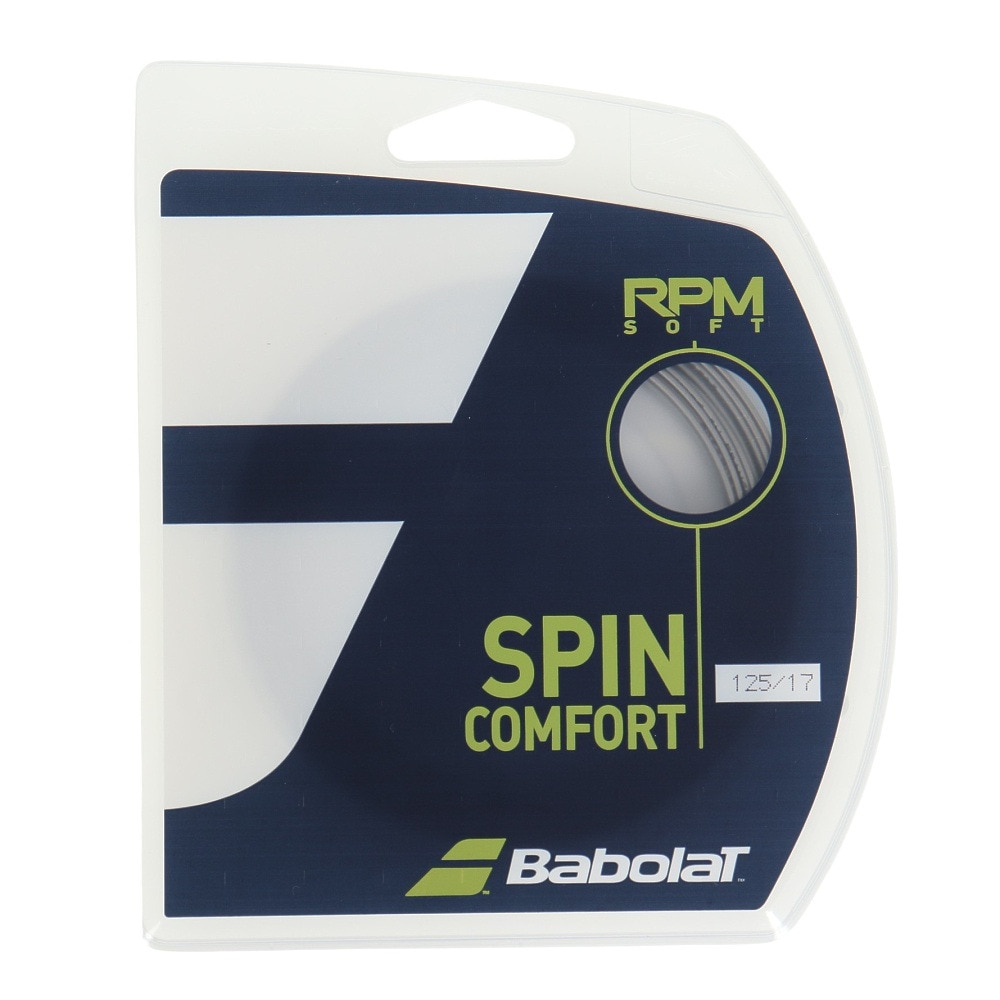 バボラ（BABOLAT）（メンズ、レディース）ソフトテニスストリング RPM ソフト 241146-125GR
