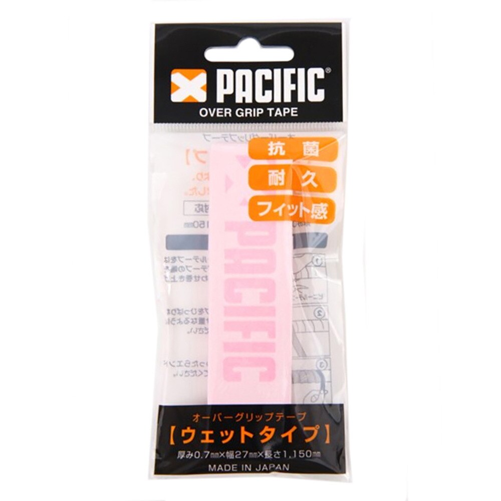  テニスグリップテープ オーバーテニスグリップテープ ウェットタイプ PC-13SSG12198 PNK+