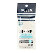 ゴーセン（GOSEN）（メンズ、レディース、キッズ）テニスグリップテープ バリアグリップ 1本入り ホワイト AC38W