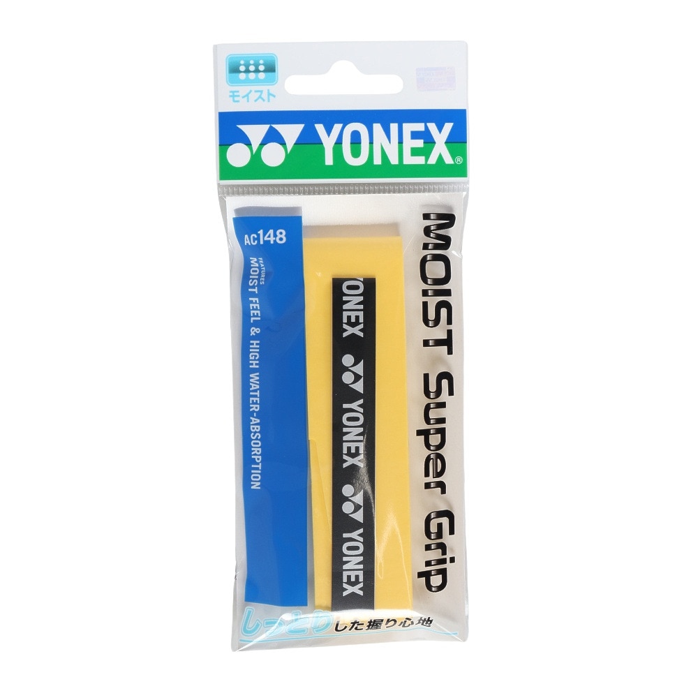 ヨネックス（YONEX）（メンズ、レディース、キッズ）テニスグリップテープ 1本入り モイストスーパーグリップ AC148-004