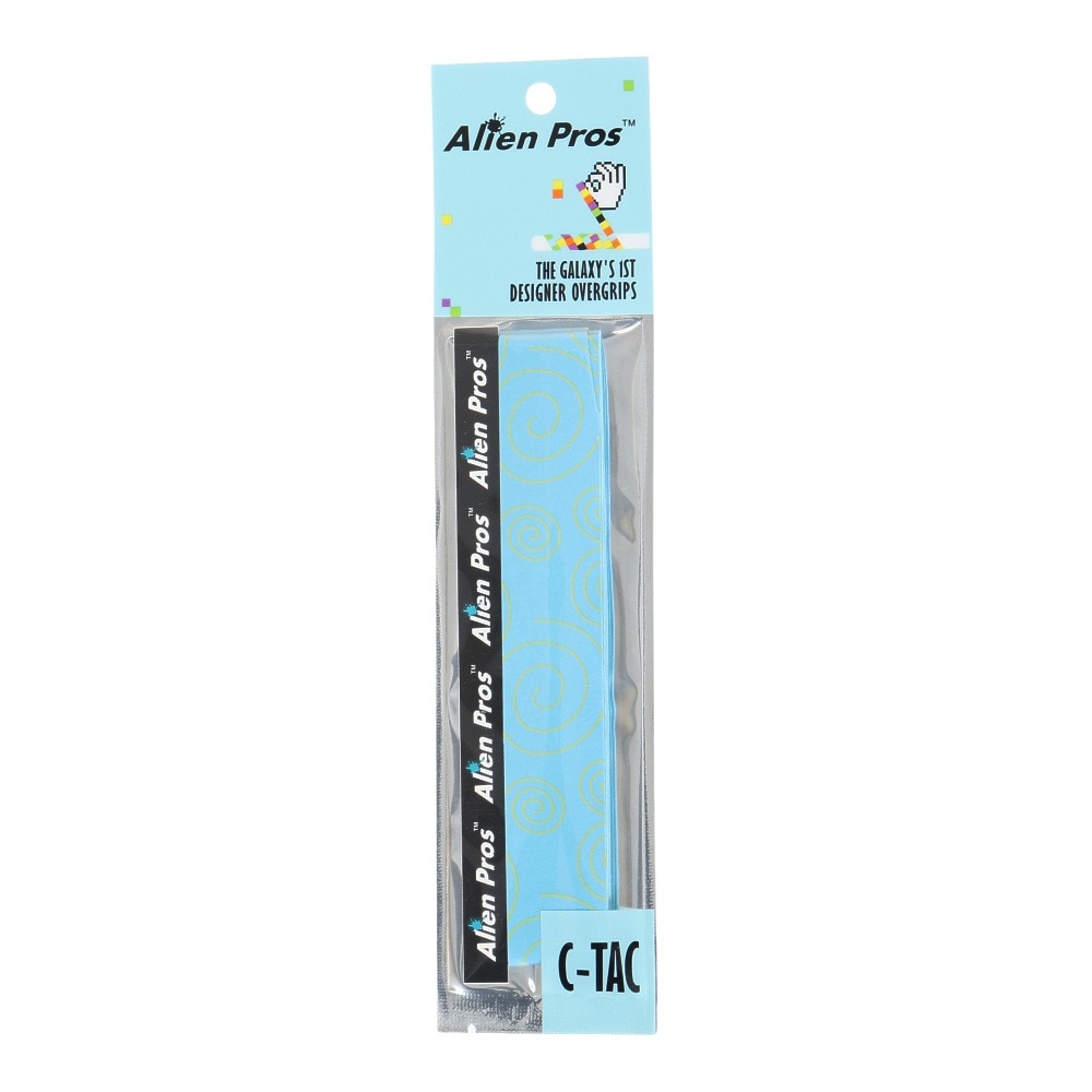 エイリアン プロス（Alien Pros）（メンズ、レディース、キッズ）テニスグリップテープ 1本入り C-TAC Blue Clouds