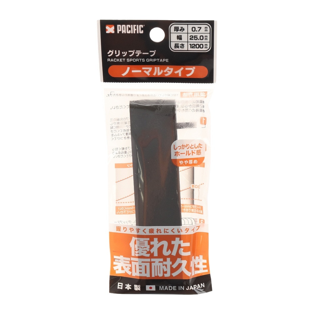  テニスグリップテープ ノーマルタイプ 1本入り PC-8324 BLK