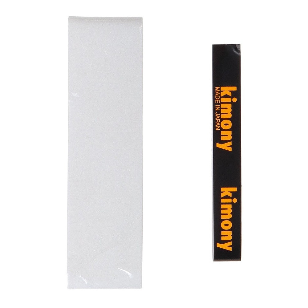 キモニー（kimony）（メンズ、レディース）テニスグリップテープ 1本 ラストドライグリップ KGT150-W