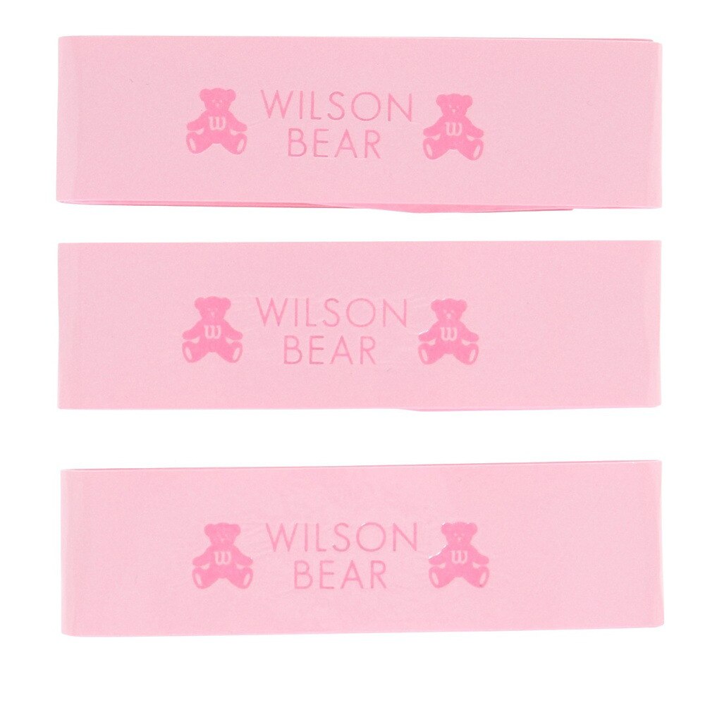 ウイルソン（Wilson）（メンズ、レディース、キッズ）テニスグリップテープ 3本入り PRO OVERGRIP BEAR 3PK WRZ4020BP