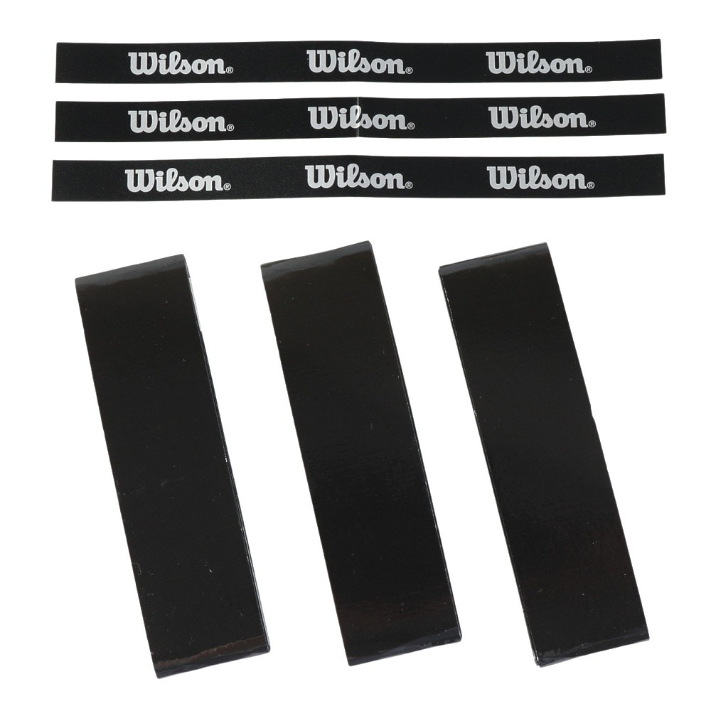 ウイルソン（Wilson）（メンズ、レディース、キッズ）テニスグリップテープ PRO OVERGRIP V2 ブラック 3本入り WR8449802001
