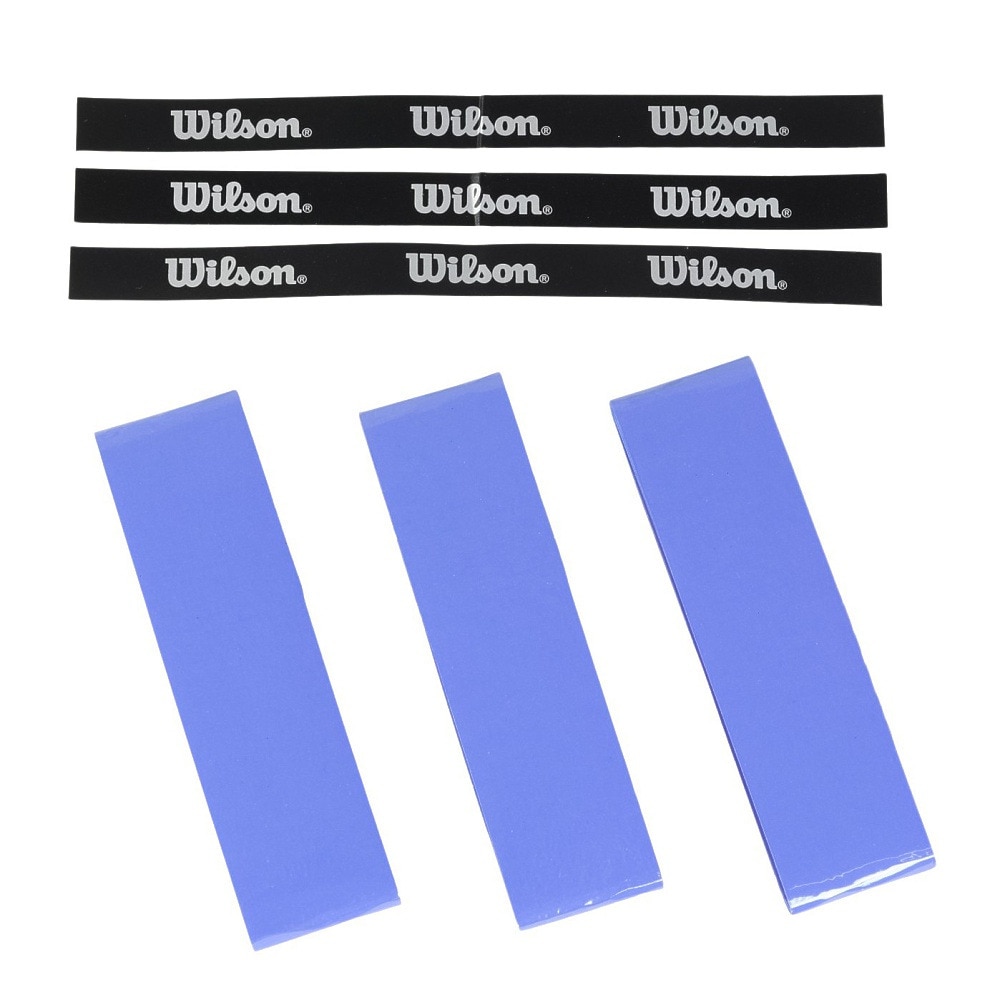 ウイルソン（Wilson）（メンズ、レディース、キッズ）【新商品】テニスグリップテープ PRO OVERGRIP V2 ブルー 3本入り WR8449807001