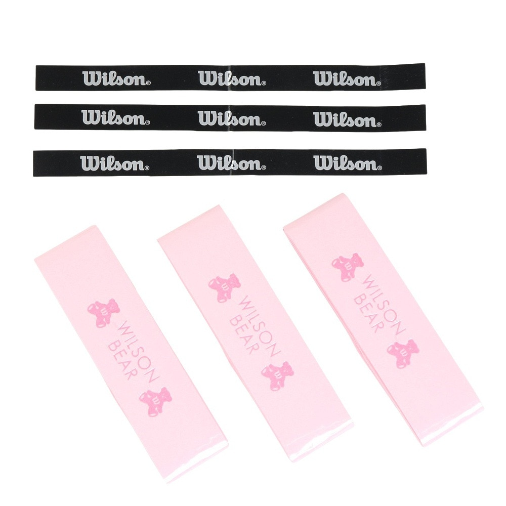 ウイルソン（Wilson）（メンズ、レディース、キッズ）【新商品】テニスグリップテープ PRO OVERGRIP V2 ピンク 3本入り WR8449808001