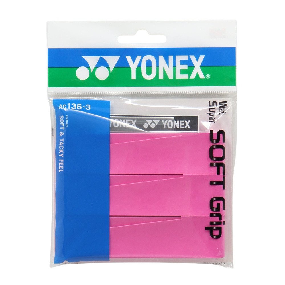 テニスラケット用グリップテープ ピンク - 【公式】 スーパースポーツ