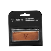 (メンズ、レディース)テニスグリップテープ 1本入り フェデラー ロジャーフェデラー RF PREMIUM REPL グリップ Brown WR8444201001
