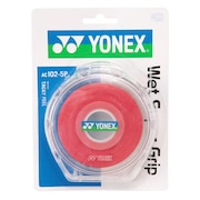 ヨネックス（YONEX）（メンズ、レディース、キッズ）テニスグリップテープ ウェットスーパーグリップ 5本入 AC102-5P-037 
