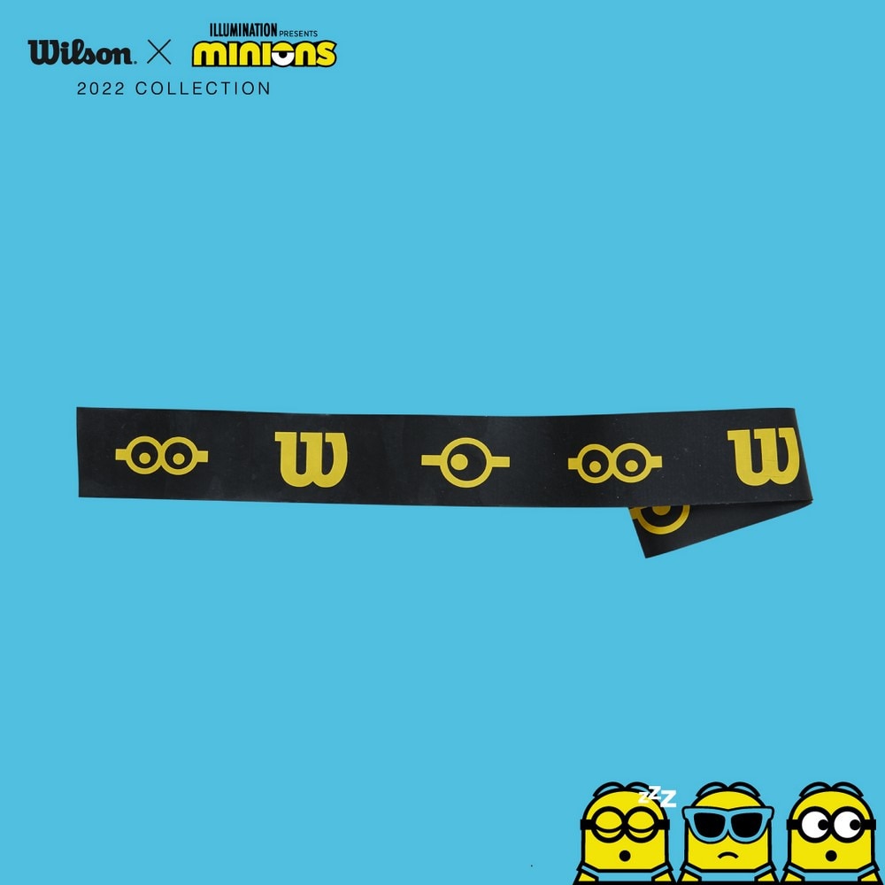ウイルソン（Wilson）（メンズ、レディース）テニスグリップテープ 3本入り MINIONS OVERGRIP 3PK WR8408401001