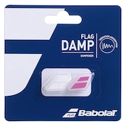 バボラ（BABOLAT）（メンズ、レディース、キッズ）FLAG ダンプ×2 700032 PK/WH