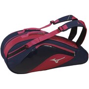 ミズノ（MIZUNO）（メンズ、レディース、キッズ）テニス ラケットバッグ 6本入れ 63JD000287 6本収納可