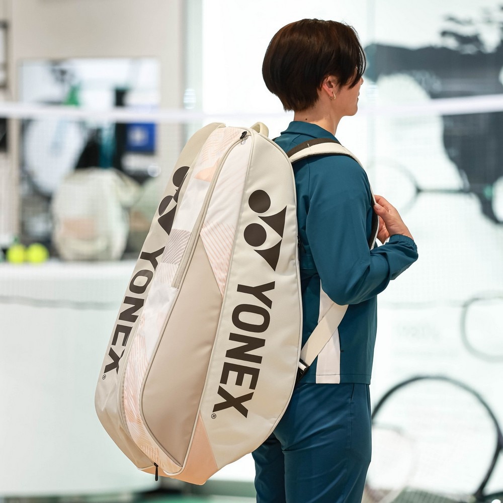 ヨネックス（YONEX）（メンズ、レディース）テニス ラケットケース ラケットバッグ6本 BAG2402R-194