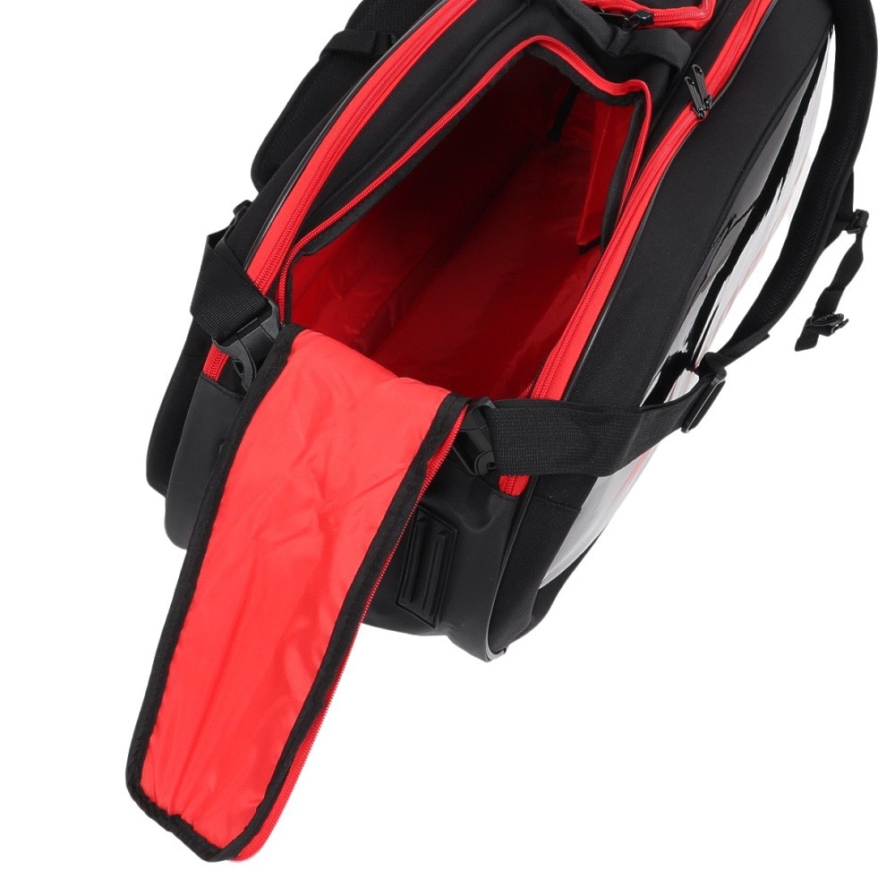 クナイスル（KNEISSL）（メンズ、レディース）テニス ラケットケース ラケットバッグ 6本入れ KBG01BK