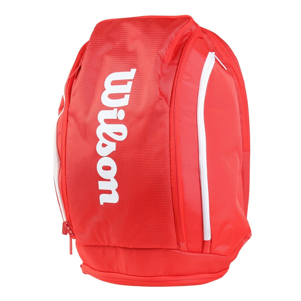 ウイルソン（Wilson）（メンズ、レディース）テニス バッグ スーパーツアー バックパック Red WR8036901001